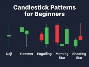 five essential candlestick patterns doji hammer engulfing morning star shooting star for crypto beginners